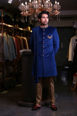 INDO-WESTERN WITH AN EMBELLISHED COLLAR Ajjay-Mehrra