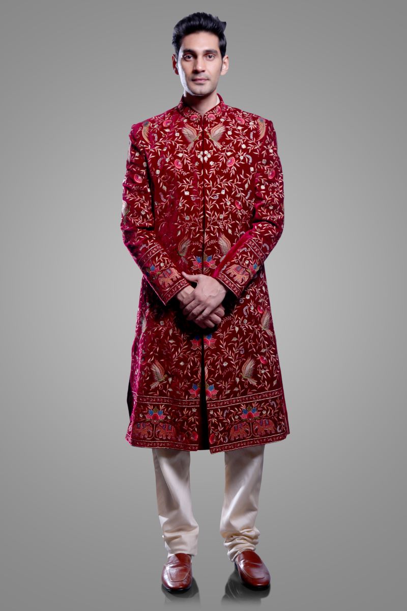 Mughal sherwani on sale