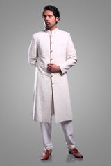 SHERWANI WITH INTRICATE CHIKANKARI Ajjay-Mehrra