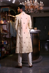 SHERWANI WITH ZARDOZI DAPKA WORK Ajjay-Mehrra