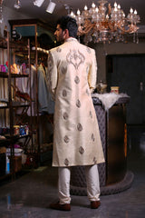 ZARDOZI DAPKA EMBELLISHED SHERWANI Ajjay-Mehrra