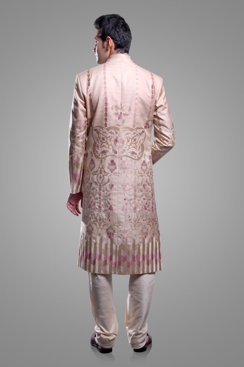 EMBROIDERED SHERWANI WITH BOTTOM Ajjay-Mehrra