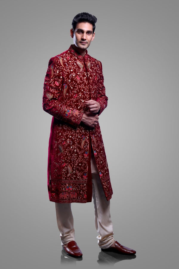 MUGHAL ERA INSPIRED SHERWANI Ajjay-Mehrra