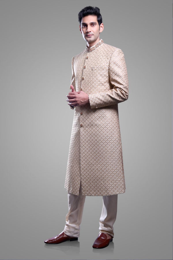 SILK SHERWANI WITH BOTTOM Ajjay-Mehrra