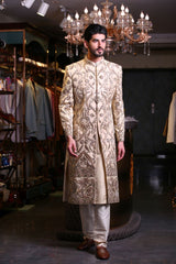 ZARDOZI DAPKA EMBELLISHED SHERWANI Ajjay-Mehrra